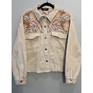 Blue B Collection Corduroy Sherpa Jacket - Medium